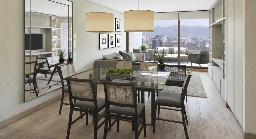 Arriendo Departamento 2D 2B 1E 1B Parque Bicentenario - Vitacura