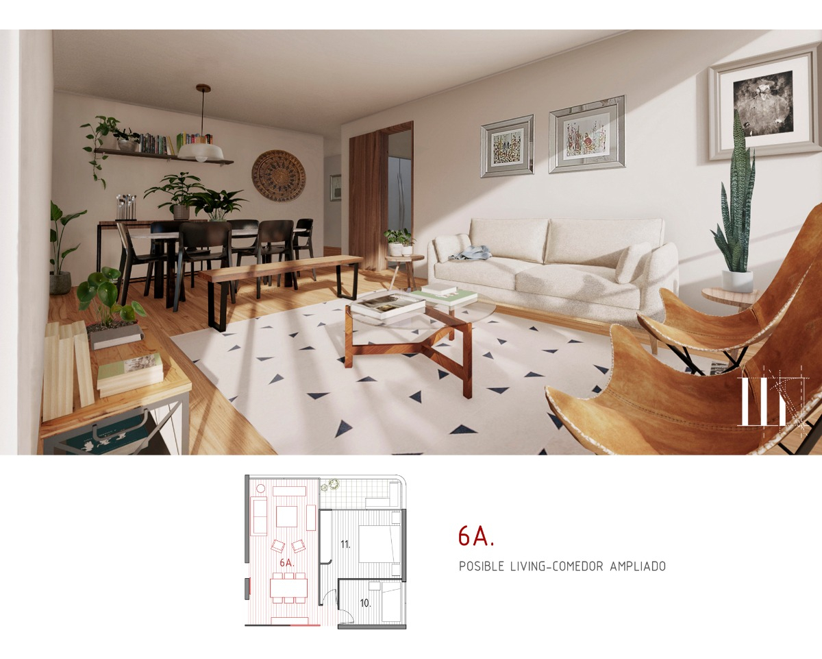 Venta Departamento NO 4D 3B 1E 1B Las Lilas - Providencia