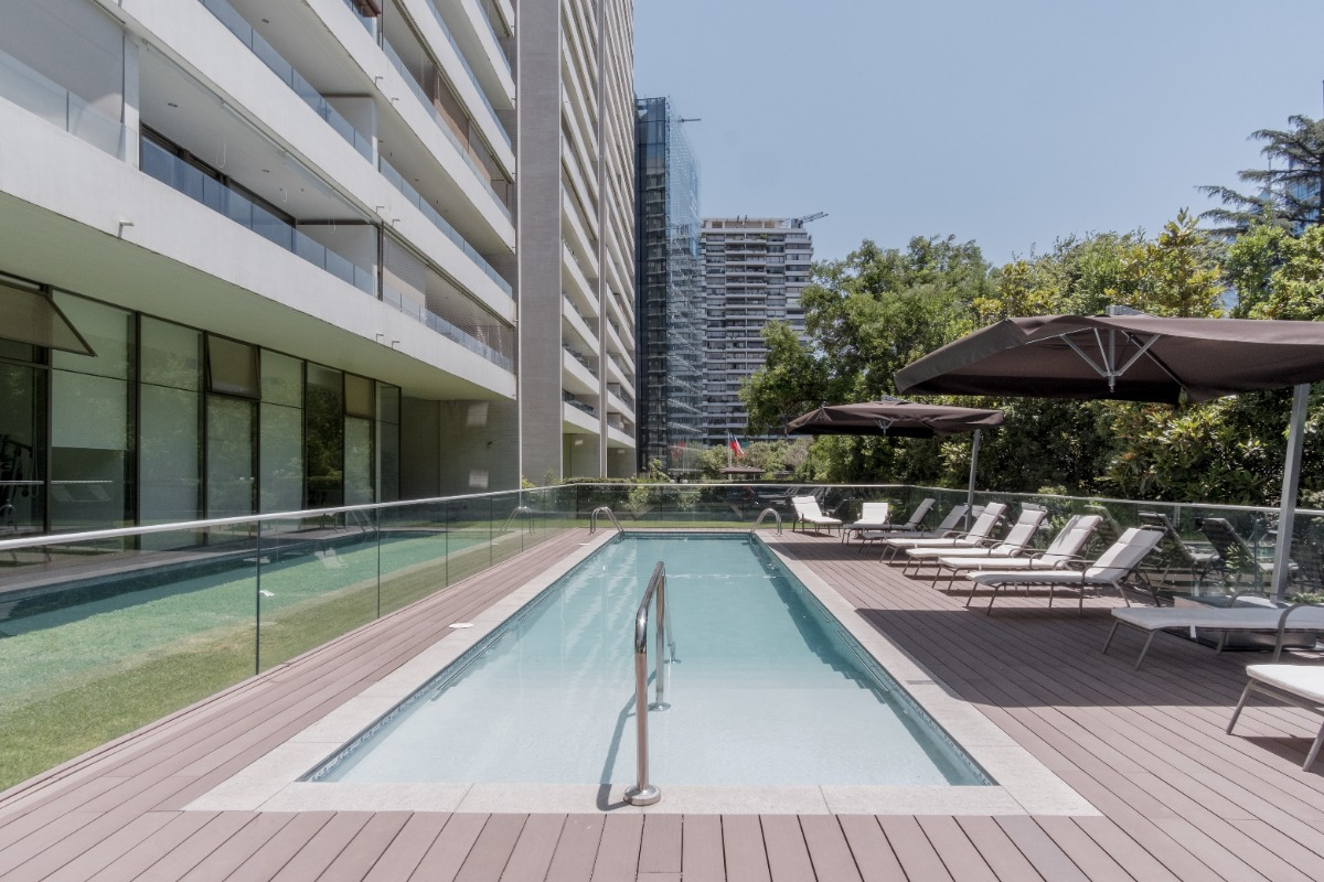 Arriendo Departamento NO 1D en suite Walk-in cl&oacute;set 1B 1E Barrio El Golf - Las Condes
