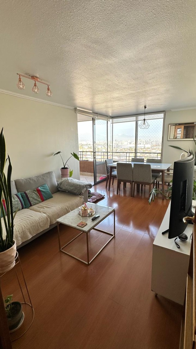 Arriendo Departamento SO 2D en suite Walk-in cl&oacute;set 2B 1E 1B Metro Monse&ntilde;or Eyzaguirre - &Ntilde;u&ntilde;oa