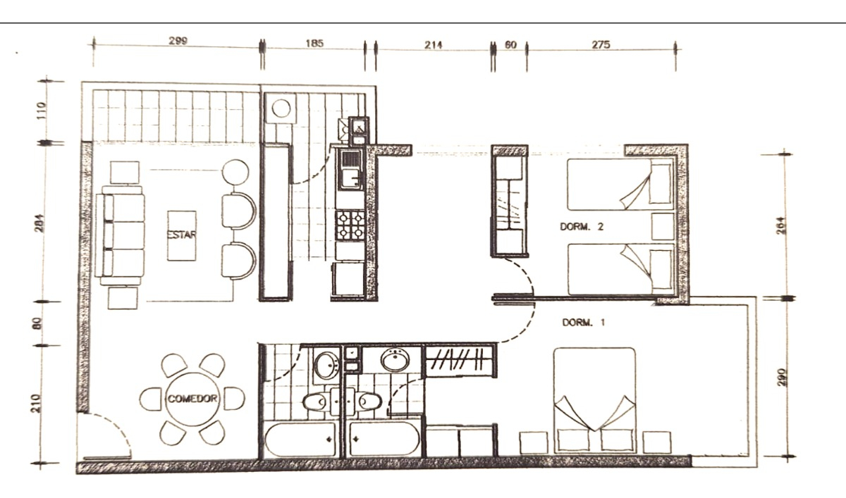 Venta Departamento NO 2D en suite Walk-in cl&oacute;set 2B 2E 1B Manuel Montt - Providencia
