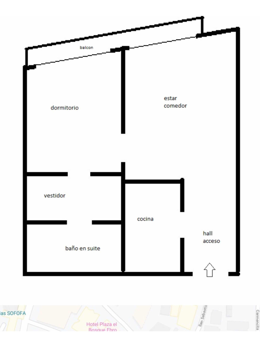 Venta Departamento 1D 1B Centro Financiero - Las Condes