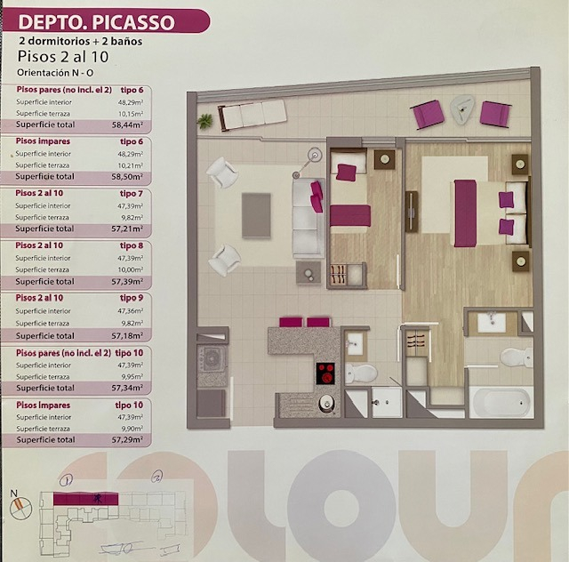 Arriendo Departamento O 2D 2B 1E 1B Metro Hernando de Magallanes - Las Condes