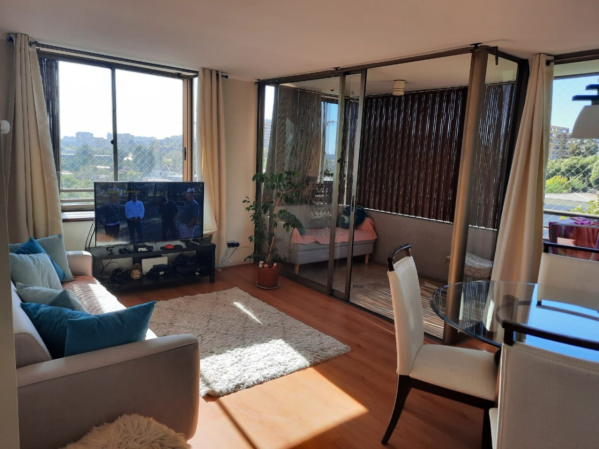 Arriendo Departamento 3D en suite Walk-in cl&oacute;set 2B 1E 1B Estadio Nacional - &Ntilde;u&ntilde;oa