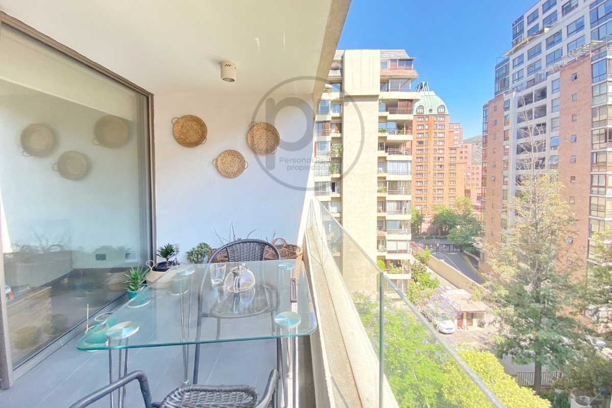 Arriendo Departamento N 3D en suite Walk-in cl&oacute;set 3B 2E 1B Barrio El Golf - Las Condes