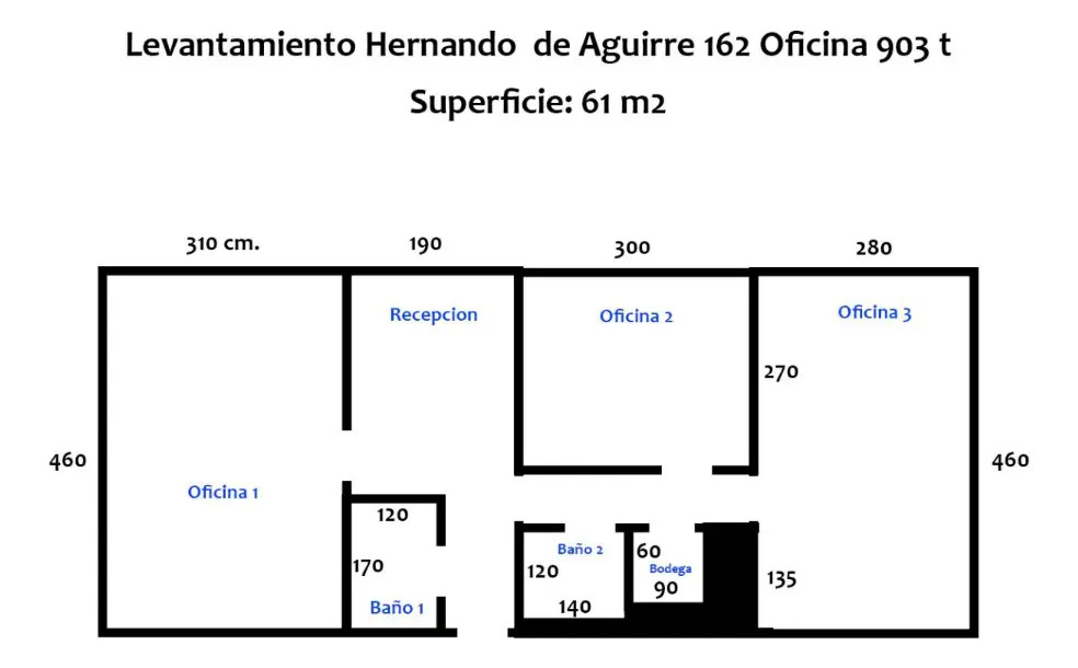 Arriendo Oficina NO 2B 1E 1B Metro Tobalaba - Mall Costanera - Providencia