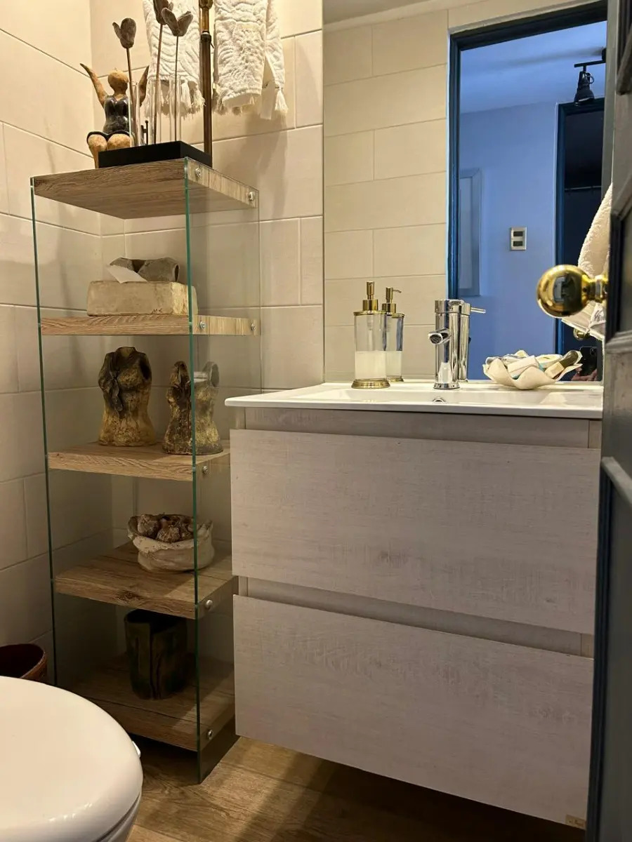 Venta Departamento O 4D en suite Walk-in cl&oacute;set 3B 2E 1B Borde R&iacute;o - Casa Piedra - Vitacura