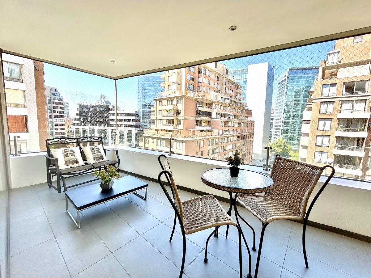 Arriendo Departamento SO 4D en suite Walk-in cl&oacute;set 4B 2E 1B Barrio El Golf - Las Condes