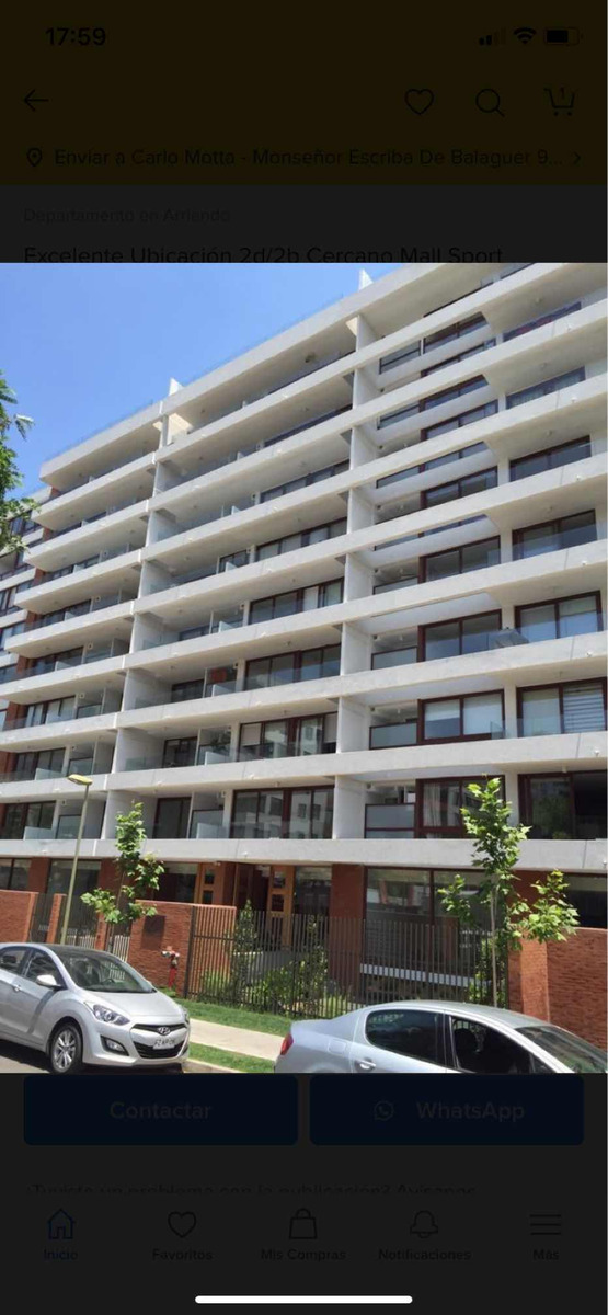 Venta Departamento 1D 1B 1E Mall Sport - Las Condes