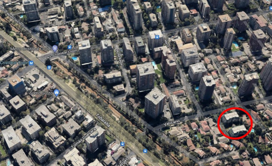 Arriendo Departamento SO 2D en suite 2B 1E 1B Vaticano - Las Condes