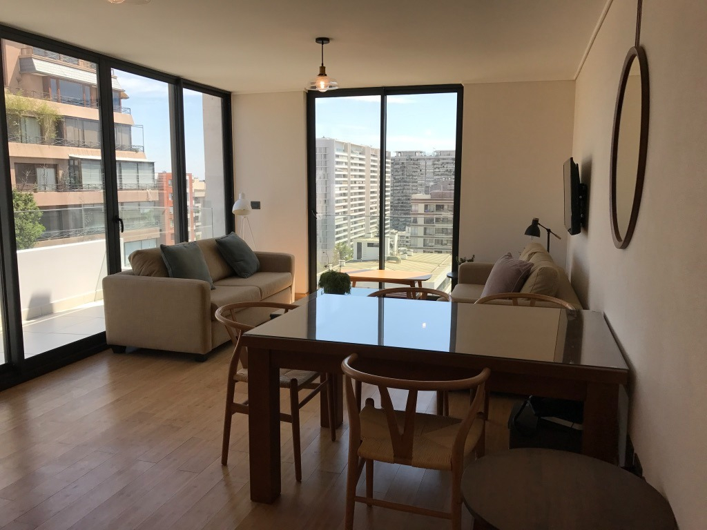 Arriendo Departamento SP 2D 2B 1E Barrio El Golf - Las Condes