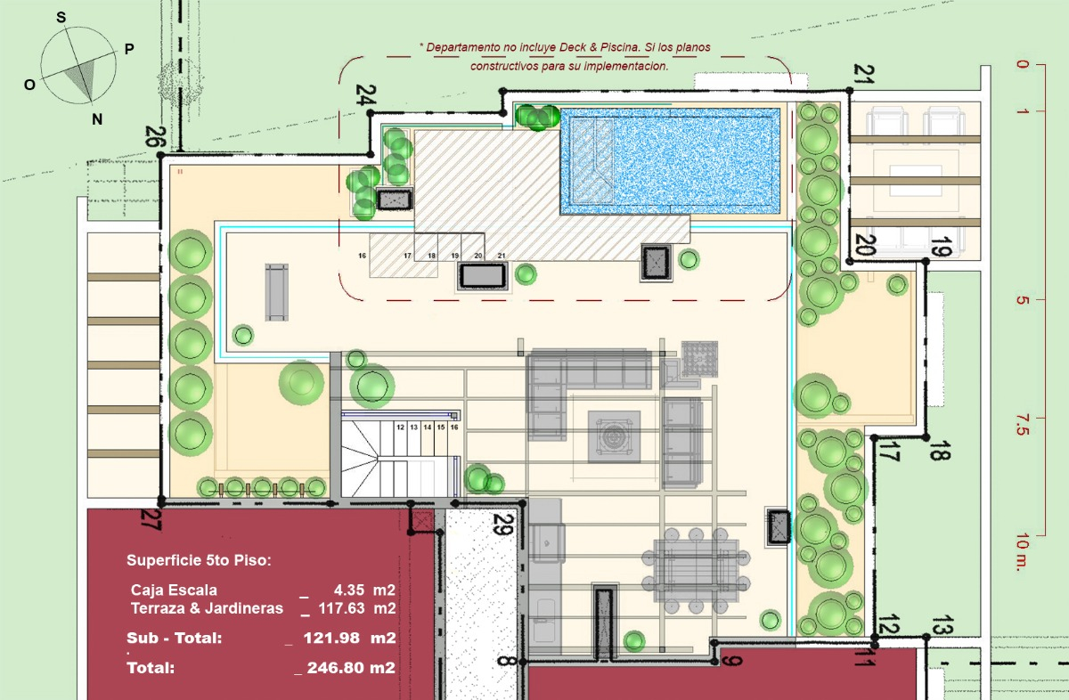 Arriendo Departamento 3D La Dehesa - Lo Barnechea