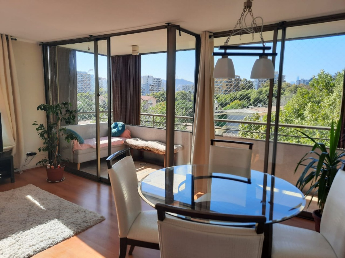 Arriendo Departamento 3D en suite Walk-in cl&oacute;set 2B 1E 1B Estadio Nacional - &Ntilde;u&ntilde;oa