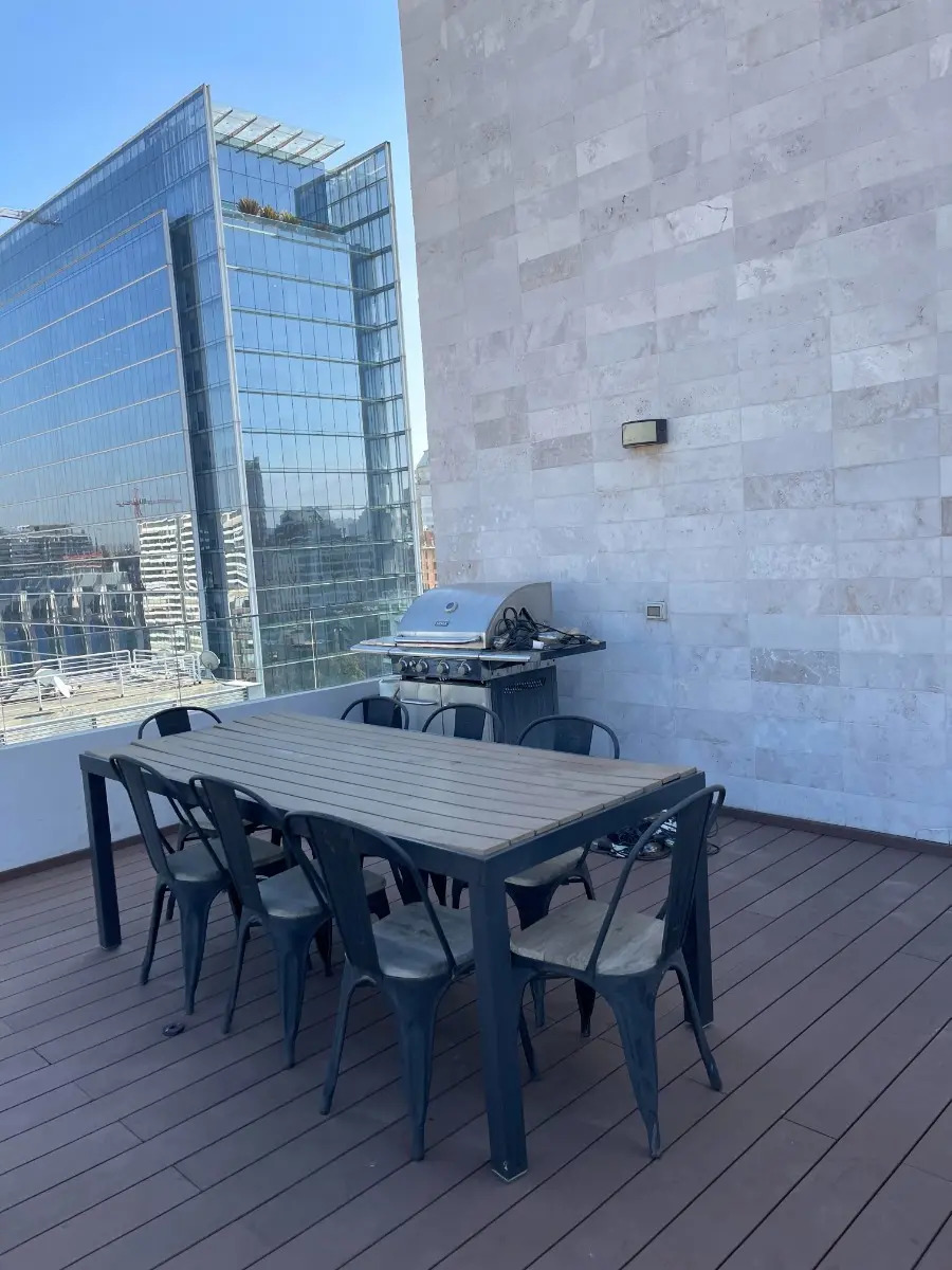 Arriendo Departamento SP 2D 2B 1E Barrio El Golf - Las Condes