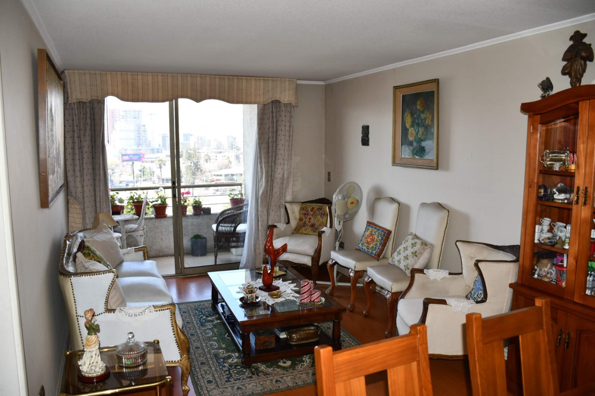 Venta Departamento NO 2D en suite Walk-in cl&oacute;set 2B 1E 1B Villa Frei - &Ntilde;u&ntilde;oa