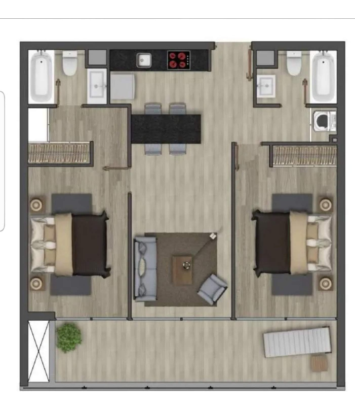 Arriendo Departamento 2D 2B 1E Estoril - Las Condes