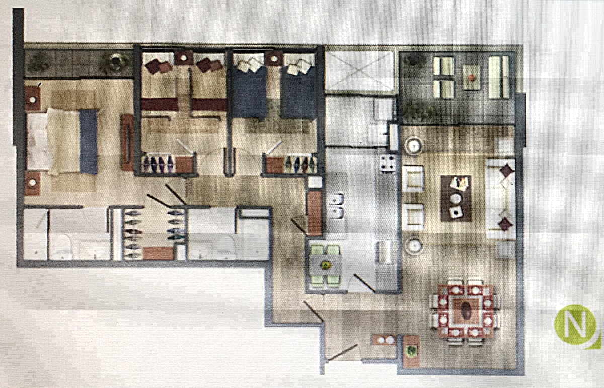 Arriendo Departamento 3D Alto Las Condes - Las Condes
