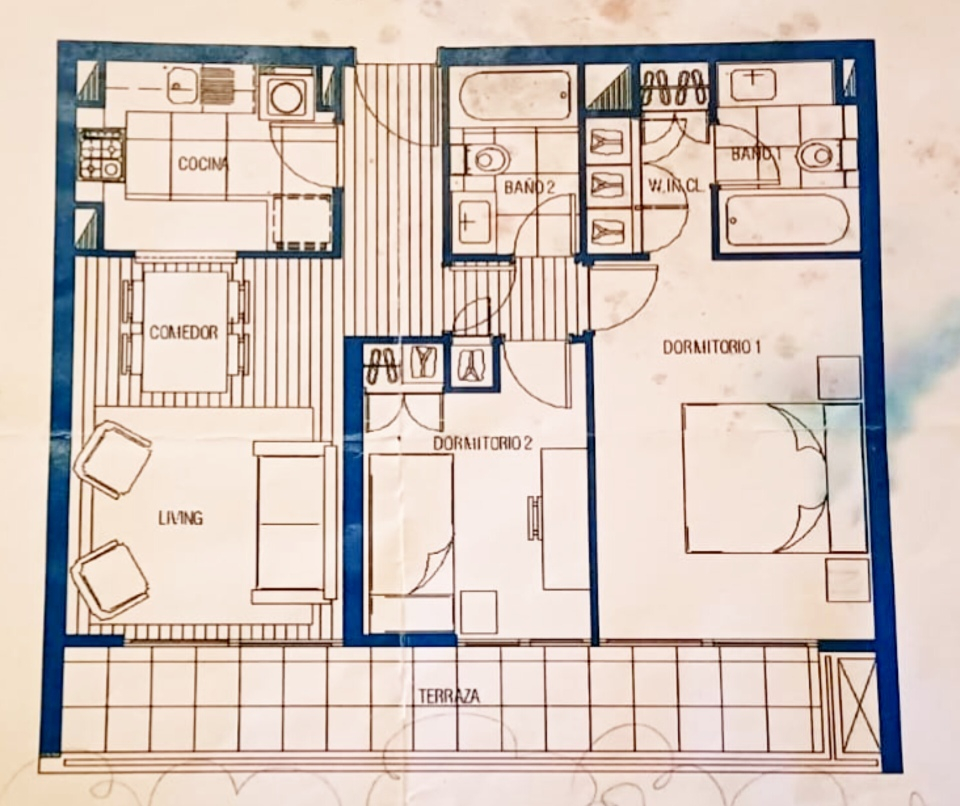 Venta Departamento S 2D en suite 2B 1E 1B Metro &Ntilde;u&ntilde;oa - &Ntilde;u&ntilde;oa