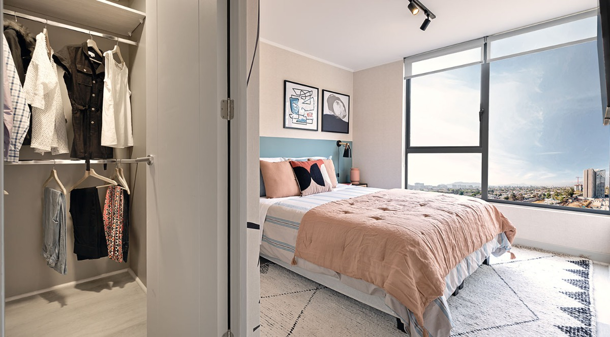 Arriendo Departamento NO 2D Walk-in cl&oacute;set 2B 1E 1B Estadio Nacional - &Ntilde;u&ntilde;oa