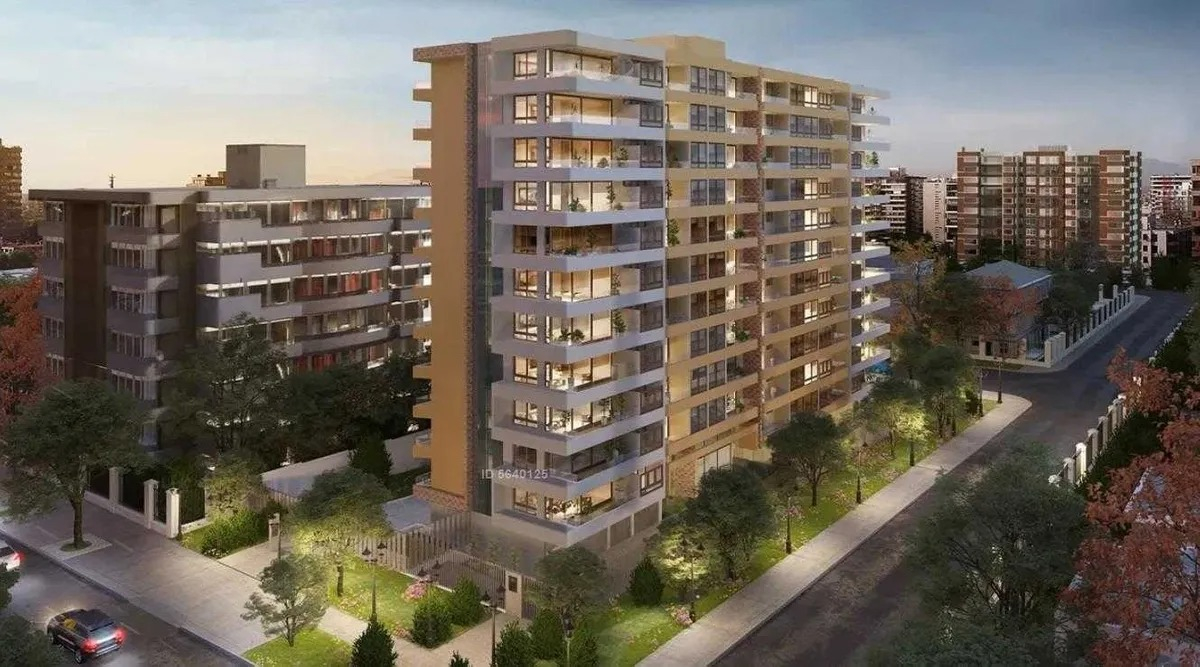 Arriendo Departamento N 3D en suite 3B 1E 1B Las Lilas - Providencia