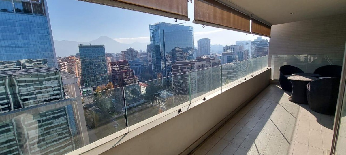 Arriendo Departamento NO 3D Walk-in cl&oacute;set 3B 2E 1B Barrio El Golf - Las Condes