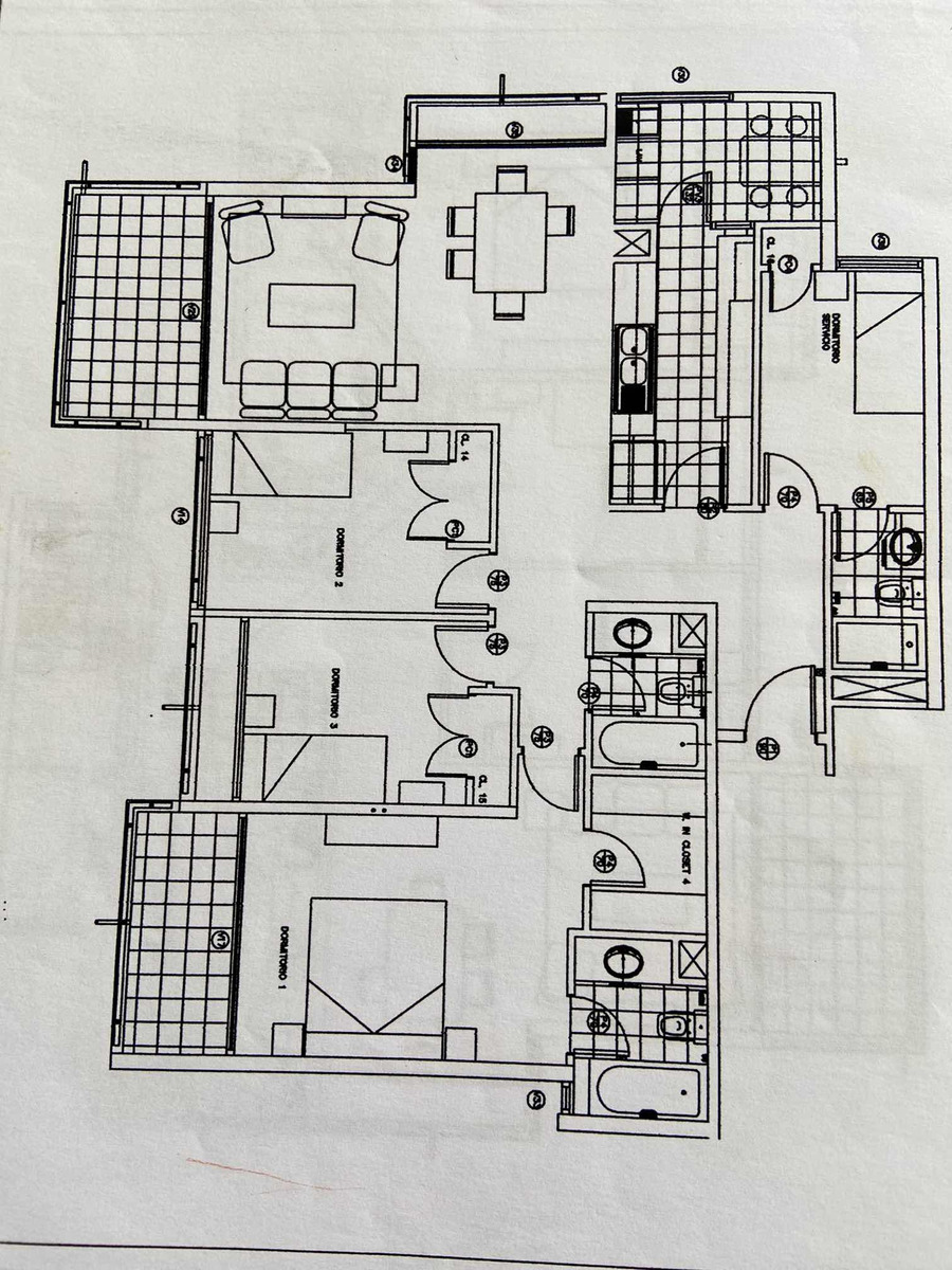 Arriendo Departamento 4D 3B 1E Las Lilas - Providencia