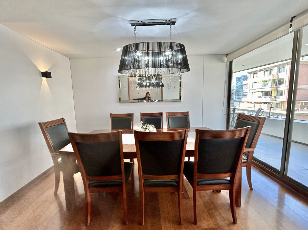 Arriendo Departamento SO 4D en suite Walk-in cl&oacute;set 4B 2E 1B Barrio El Golf - Las Condes