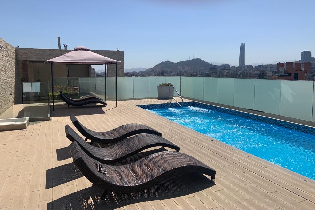 Venta Departamento O 3D en suite Walk-in cl&oacute;set 3B 1E 1B Barrio El Golf - Las Condes