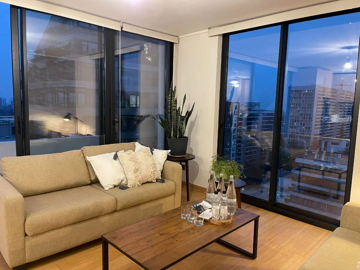Arriendo Departamento SP 2D 2B 1E Barrio El Golf - Las Condes