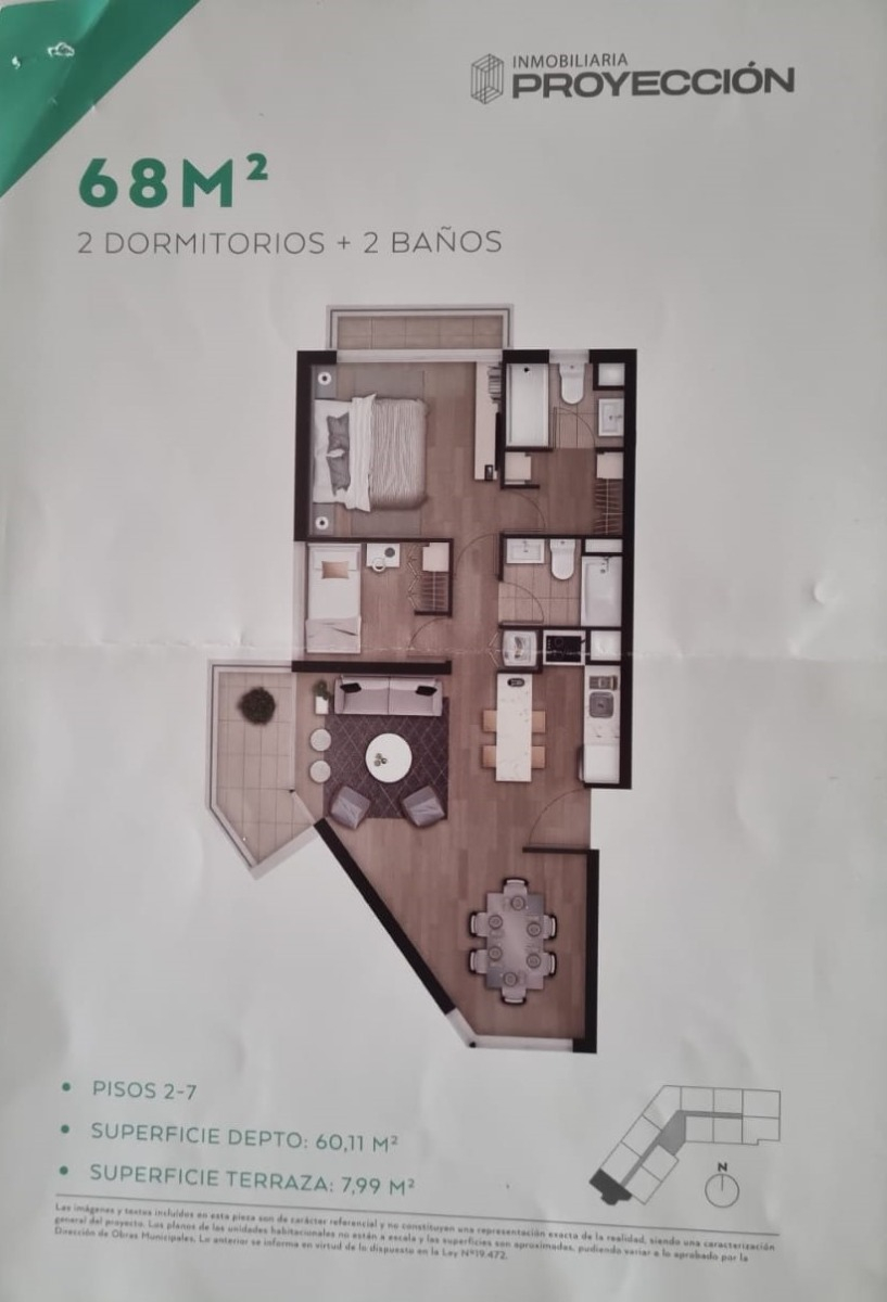 Arriendo Departamento NOSP 2D en suite Walk-in cl&oacute;set 2B 1E 1B Estadio Nacional - &Ntilde;u&ntilde;oa
