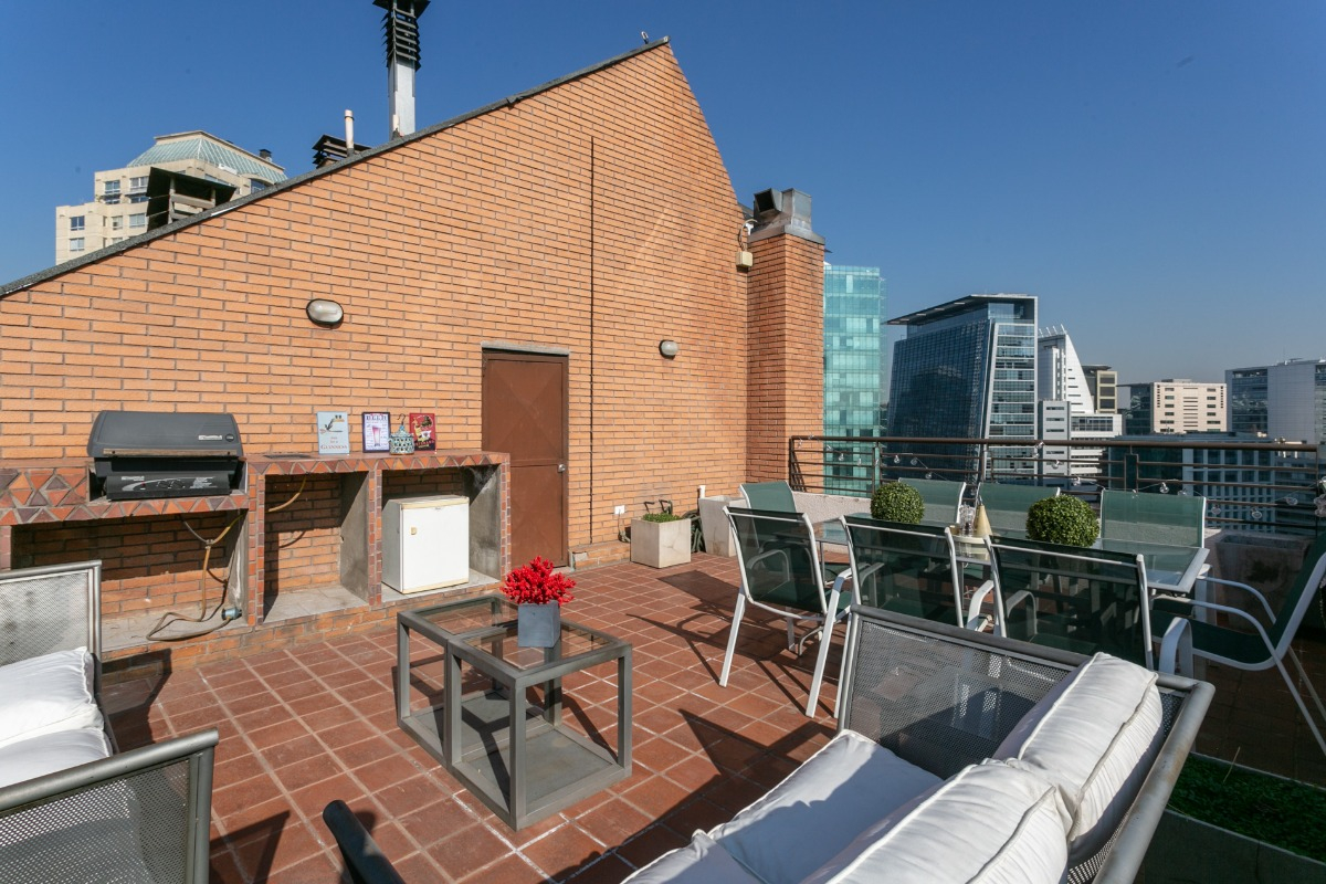 Arriendo Departamento NOSP 3D en suite Walk-in cl&oacute;set 4B 2E 1B Barrio El Golf - Las Condes