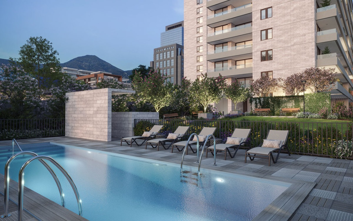 Arriendo Departamento NP 2D en suite 2B 1E 1B Parque Bicentenario - Vitacura