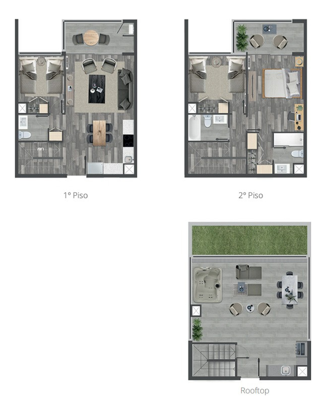 Arriendo Departamento P 3D en suite 3B 2E 1Bd Salvador - Providencia