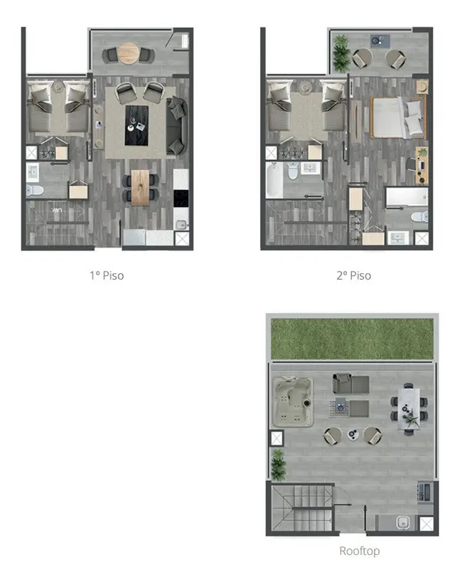Arriendo Departamento P 3D en suite 3B 2E 1Bd Salvador - Providencia