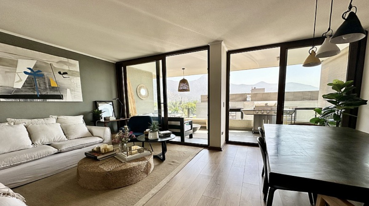 Venta Departamento NO 3D 2B 1E 1B Borde R&iacute;o - Casa Piedra - Vitacura