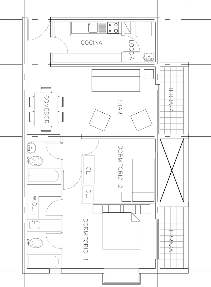 Arriendo Departamento O 2D en suite Walk-in cl&oacute;set 2B 1E 1B Plaza &Ntilde;u&ntilde;oa - &Ntilde;u&ntilde;oa