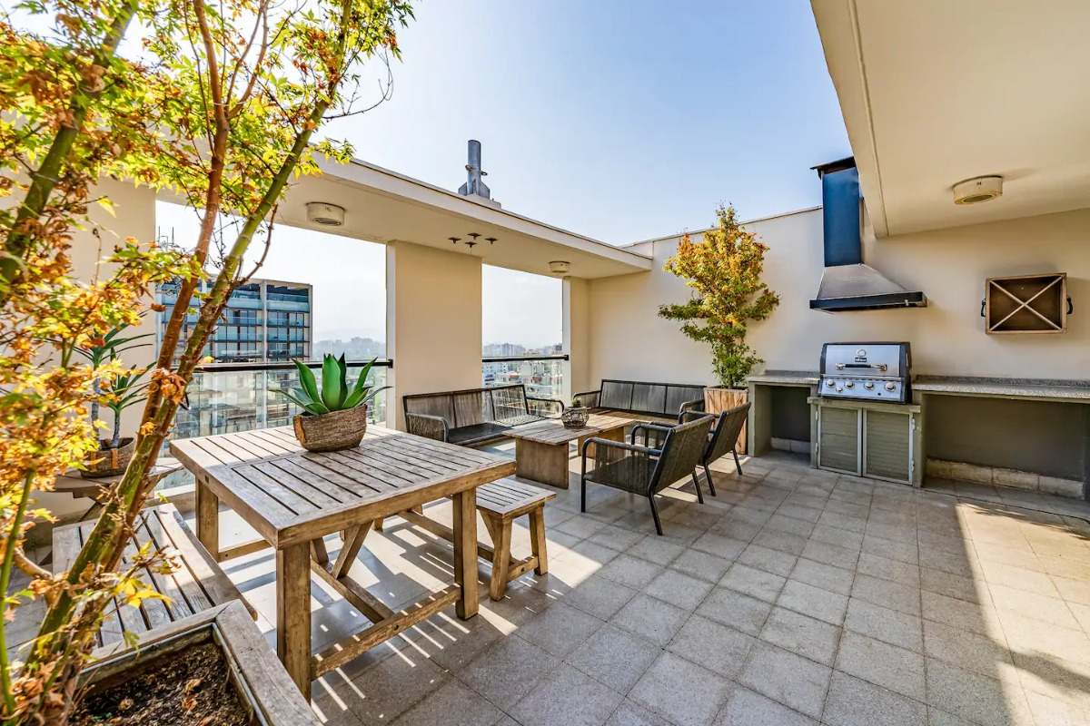 Arriendo Departamento 1D en suite 1B 1E 1B Barrio El Golf - Las Condes