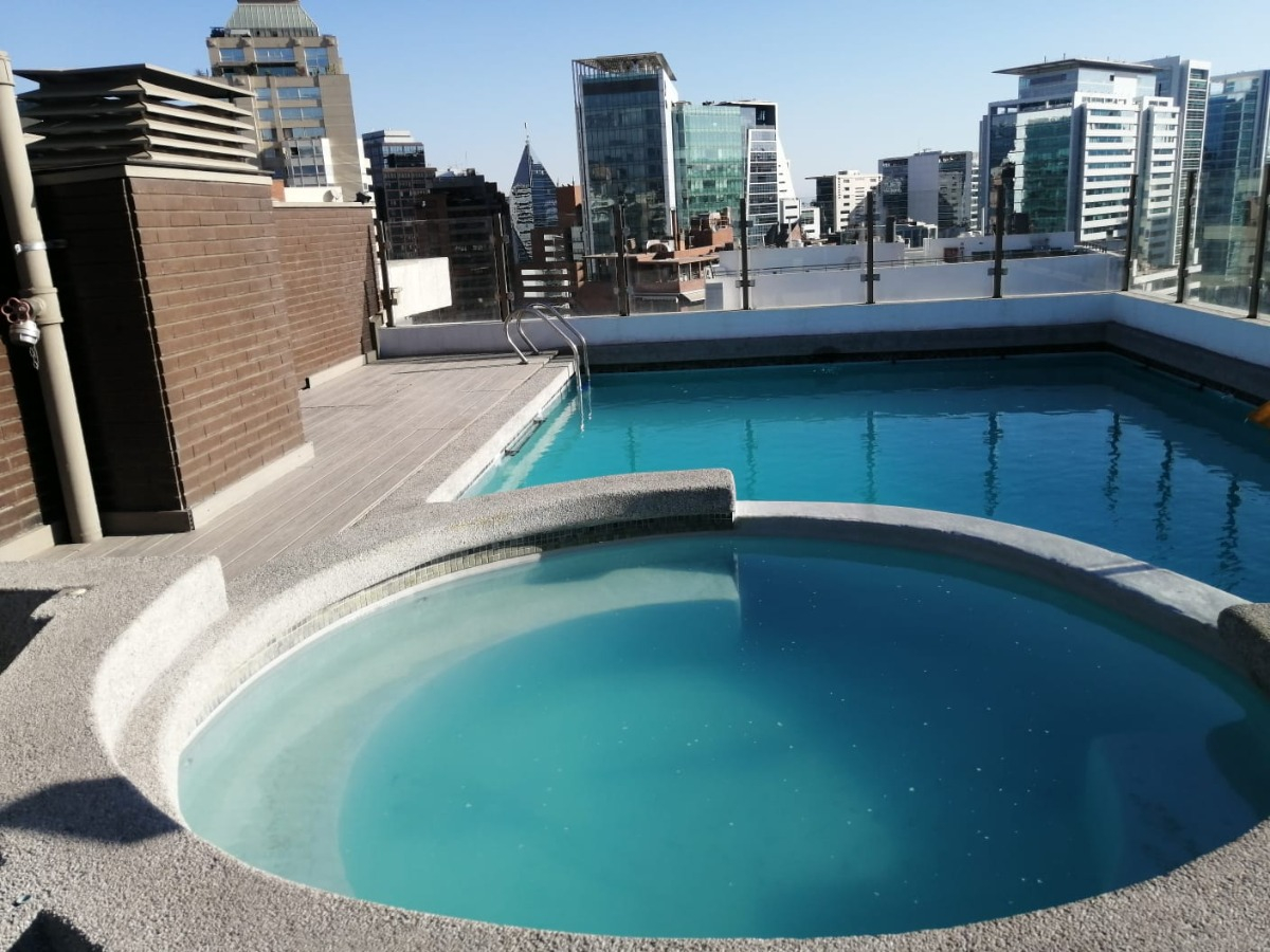 Arriendo Departamento 1D en suite 1B 1E 1B Barrio El Golf - Las Condes