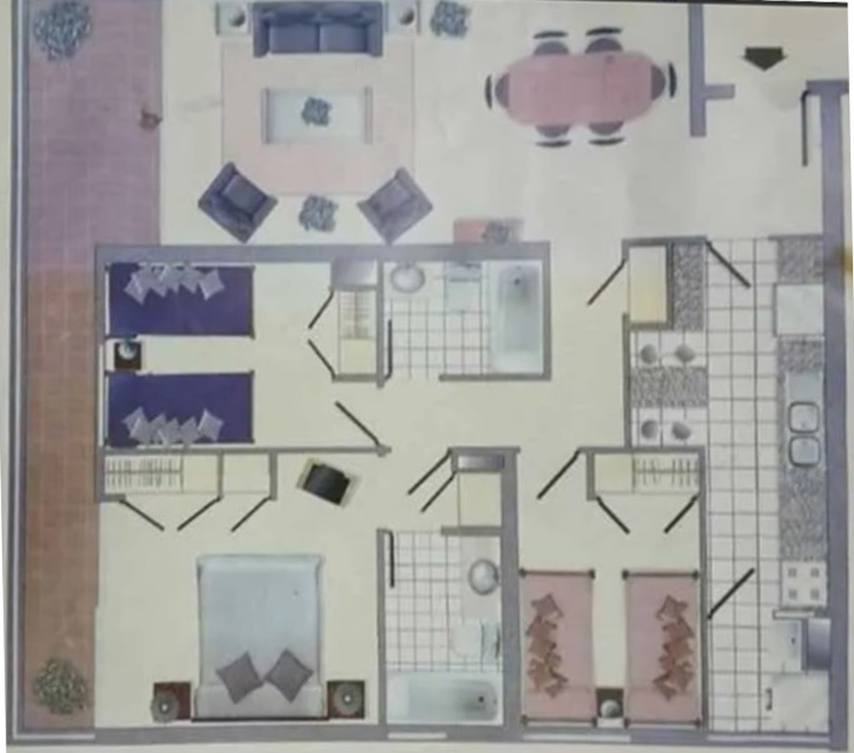 Arriendo Departamento N 3D en suite Walk-in cl&oacute;set 2B 1E 1B Nueva Las Condes - Las Condes