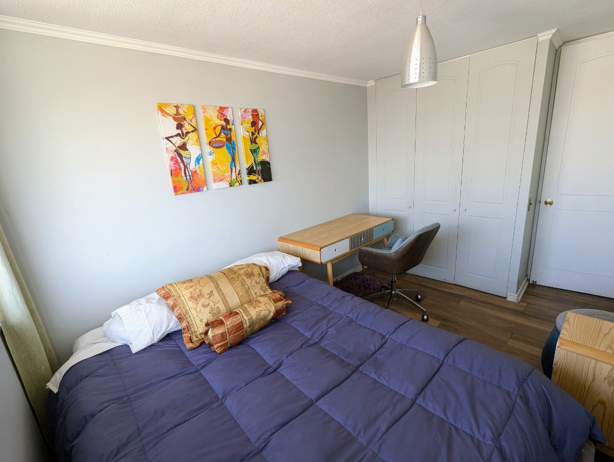 Arriendo Departamento O 3D en suite Walk-in cl&oacute;set 2B 1E 1B Estadio Nacional - &Ntilde;u&ntilde;oa