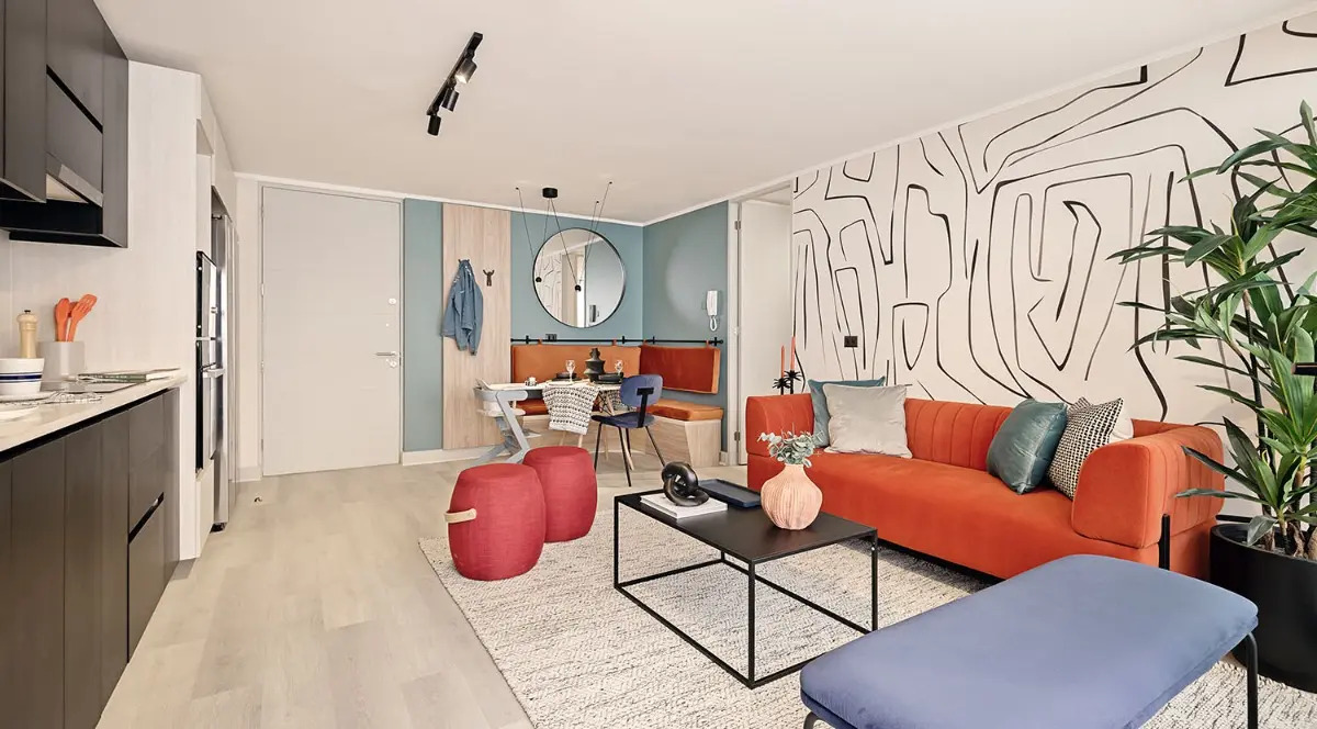 Arriendo Departamento NO 2D Walk-in cl&oacute;set 2B 1E 1B Estadio Nacional - &Ntilde;u&ntilde;oa