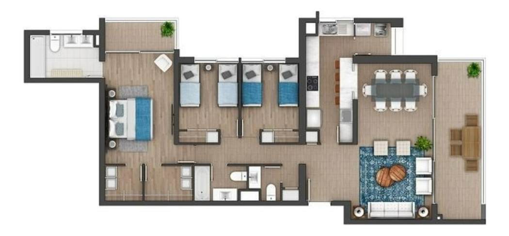 Arriendo Departamento SO 3D en suite Walk-in cl&oacute;set 3B 2E 1B Rotonda Atenas - Las Condes