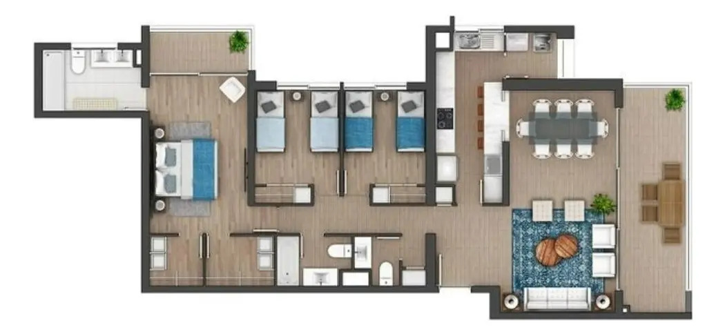Arriendo Departamento SO 3D en suite Walk-in cl&oacute;set 3B 2E 1B Rotonda Atenas - Las Condes