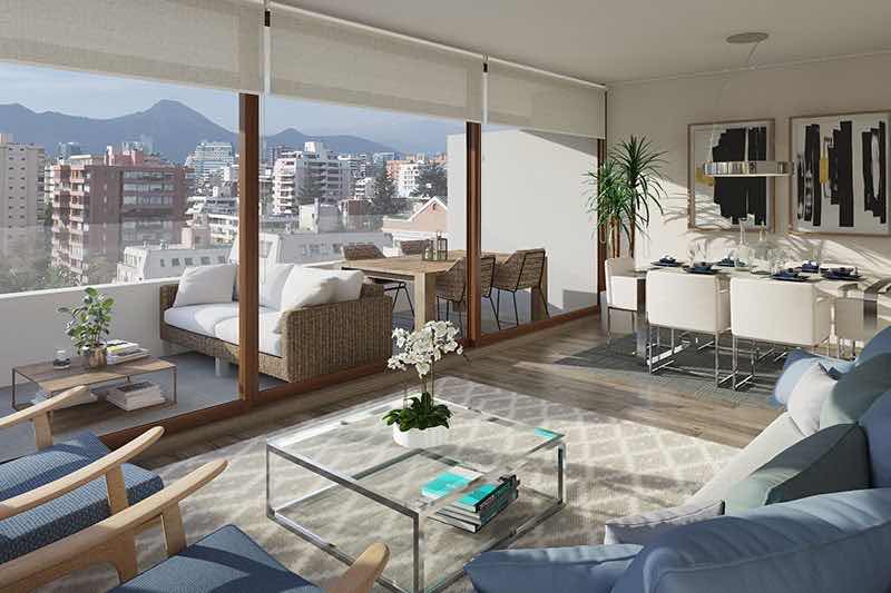 Arriendo Departamento 3D 3B 1E 1B Campus Oriente - Providencia