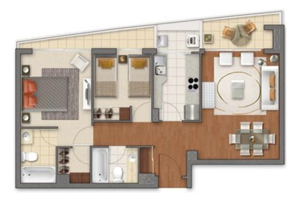 Arriendo Departamento O 2D en suite Walk-in cl&oacute;set 2B 1E Plaza &Ntilde;u&ntilde;oa - &Ntilde;u&ntilde;oa