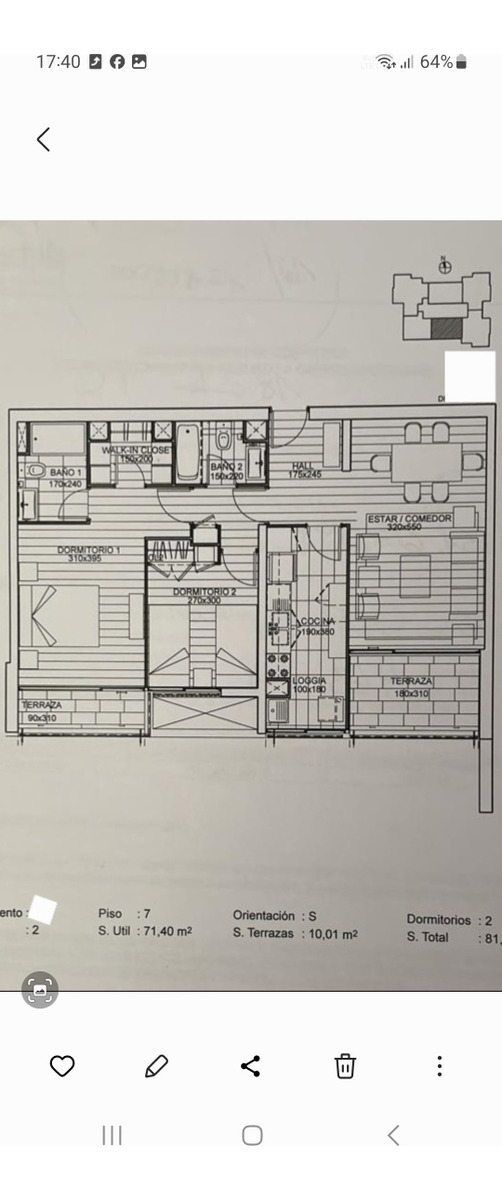 Venta Departamento 2D 2B 1E Rotonda Atenas - Las Condes