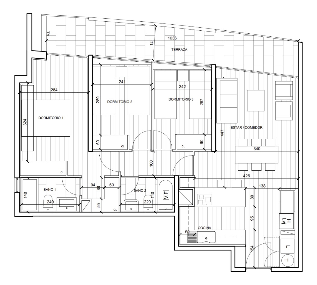 Arriendo Departamento N 3D 2B 1E 1B Campus Oriente - Providencia
