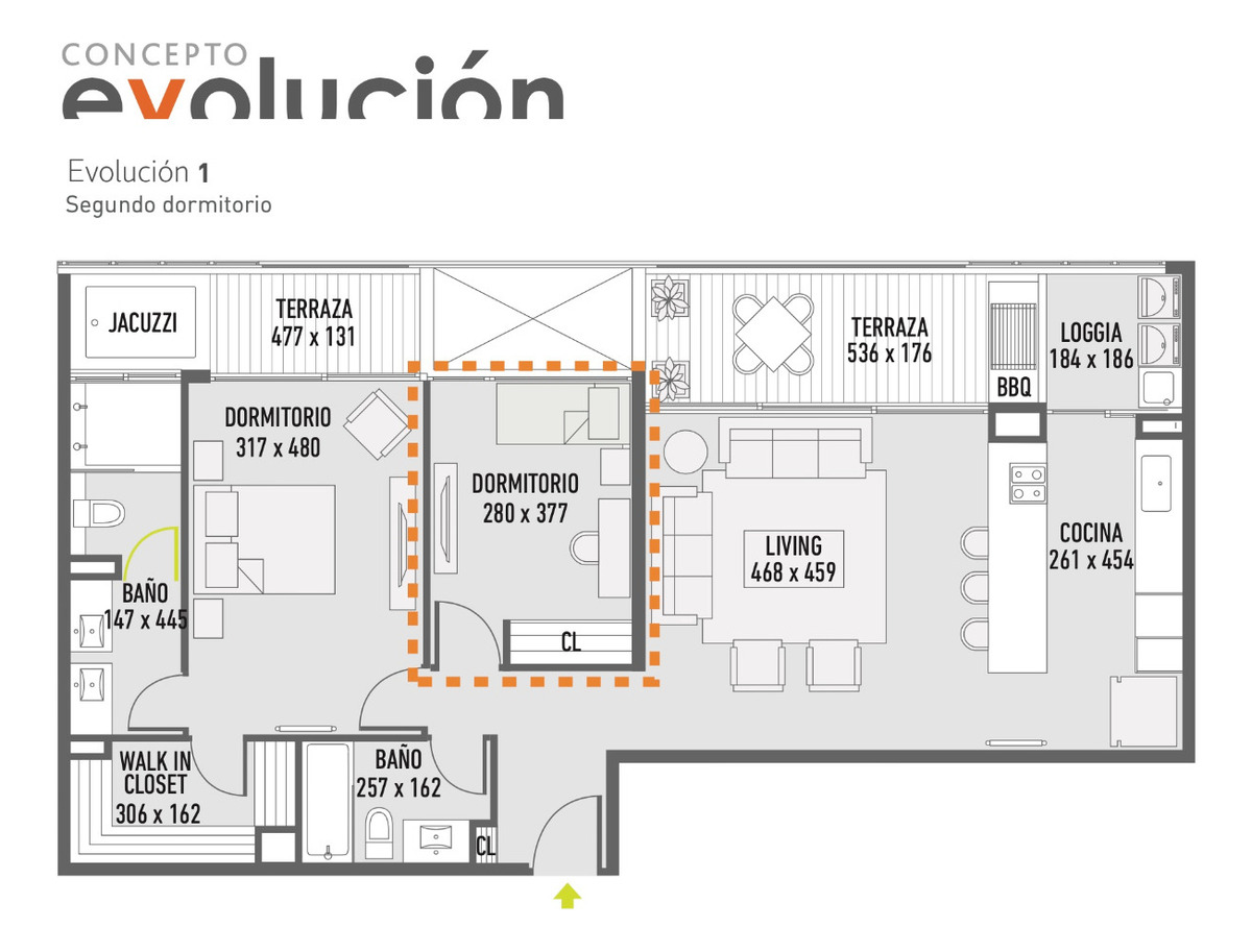 Arriendo Departamento P 2D 2B 1E 1B In&eacute;s de Su&aacute;rez - Providencia