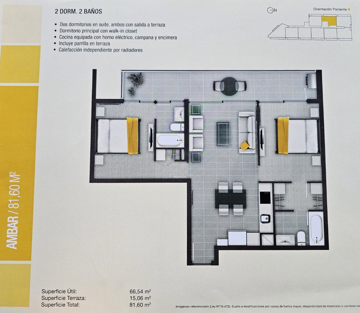 Venta Departamento P 2D en suite Walk-in cl&oacute;set 2B 1E 1B Manuel Montt - Providencia