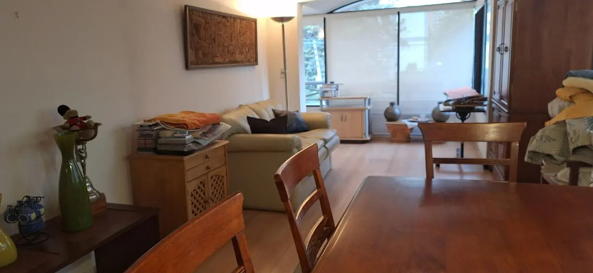 Arriendo Departamento 2D en suite 2B 1E Barrio El Golf - Las Condes